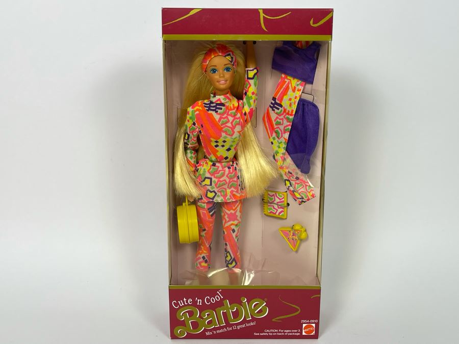 Cute 'N Cool Barbie New In Box Doll Mattel 1991 [Photo 1]