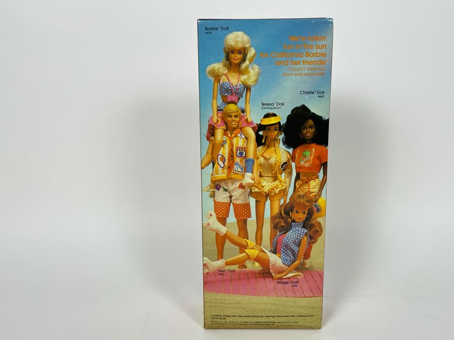 Midge California Barbie With Comic Book New In Box Doll Mattel 1987 [Photo 8]