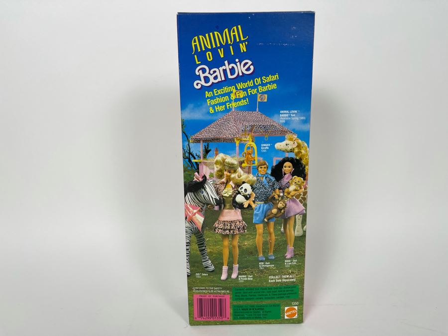 Animal Lovin' Barbie With Panda Bear New In Box Doll Mattel 1988 [Photo 8]