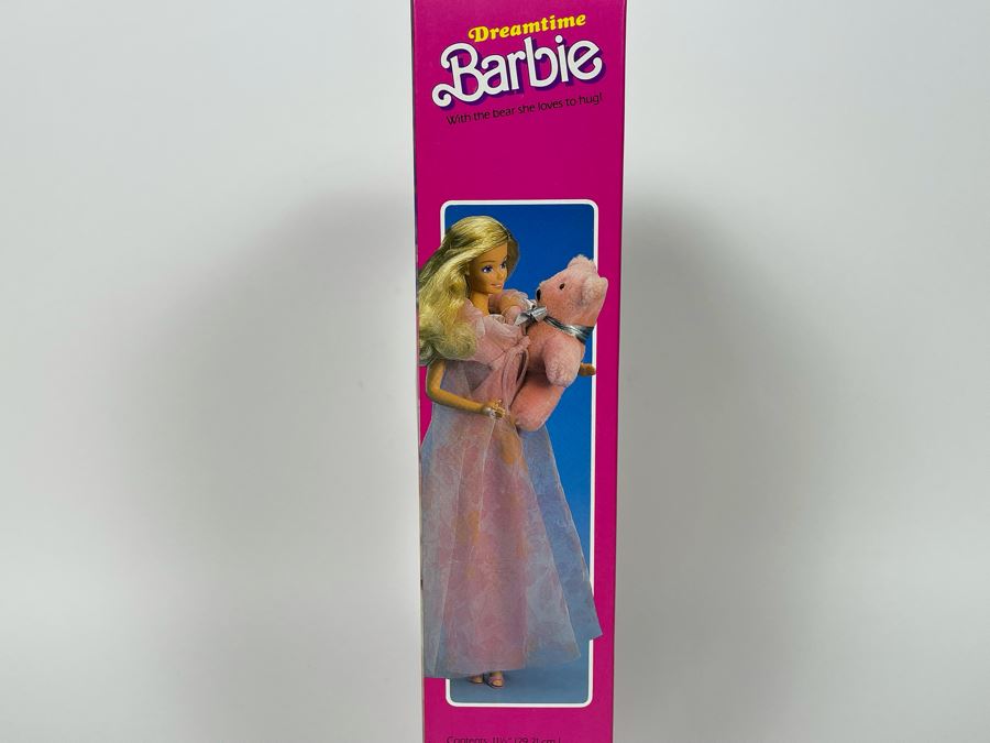 Dreamtime Barbie With Pink Bear New In Box Doll Mattel 1988 [Photo 4]