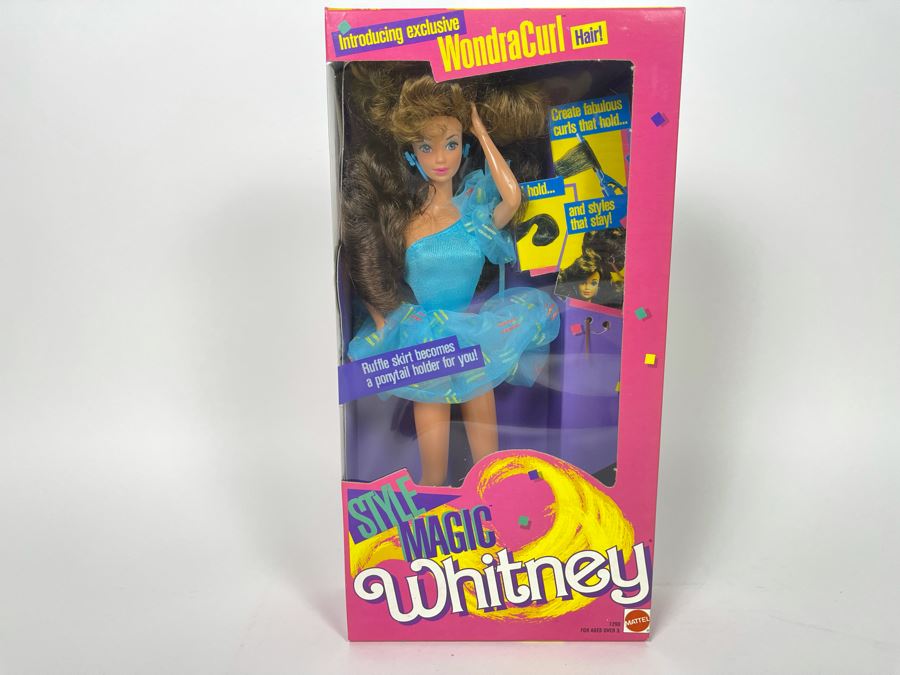 Style Magic Whitney WondraCurl Hair Barbie New In Box Doll Mattel 1988