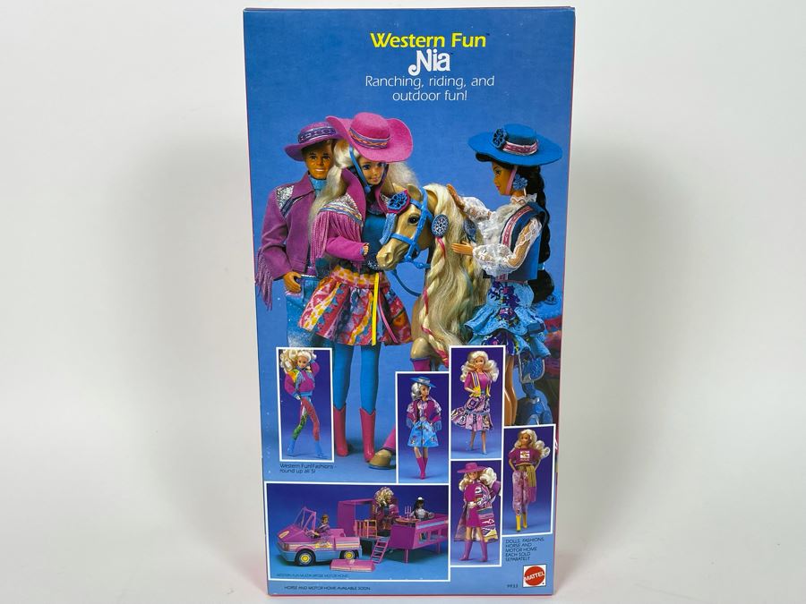 Western Fun Nia Barbie New In Box Doll Mattel 1989 [Photo 6]