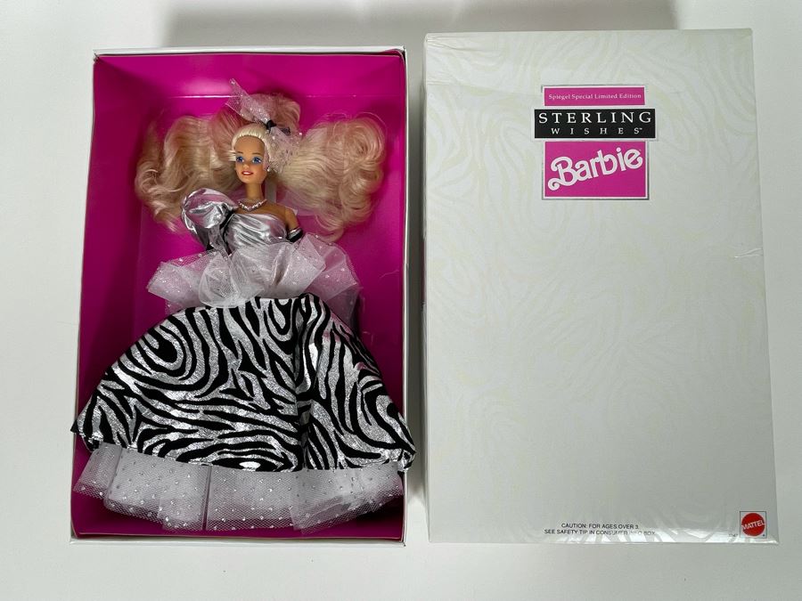 Spiegel Special Limited Edition Sterling Wishes Barbie New In Box Doll Mattel