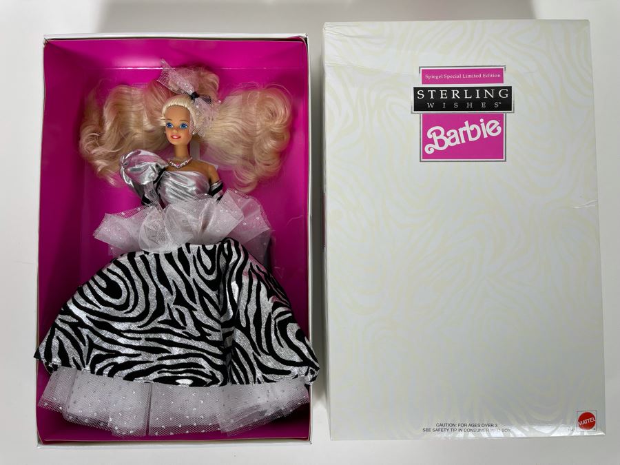 Spiegel Special Limited Edition Sterling Wishes Barbie New In Box Doll Mattel [Photo 4]