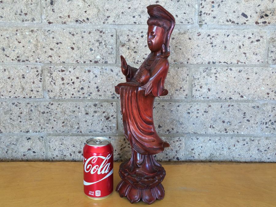 Carved Wood Kwan Yin [Photo 2]