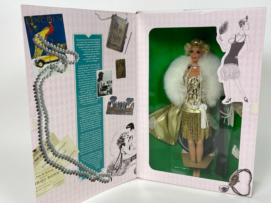 1920's Flapper Barbie New In Box Doll Mattel 1993