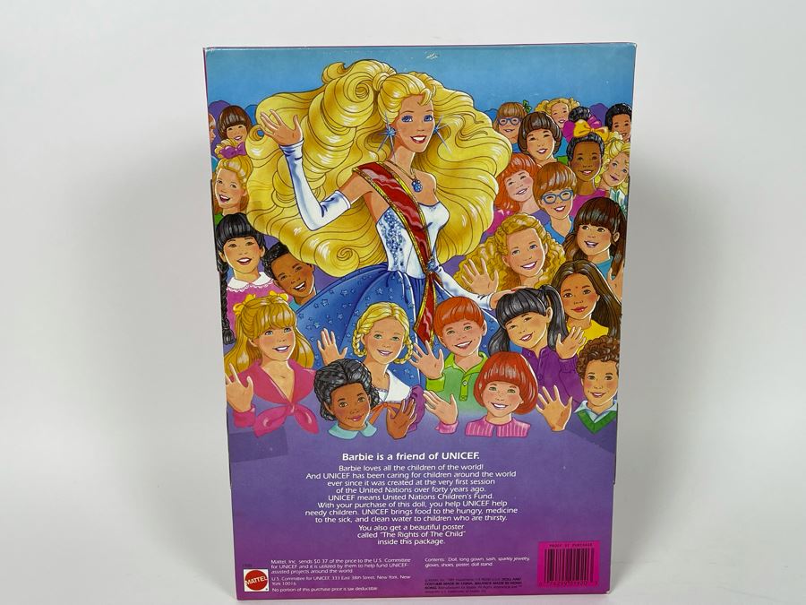 Special Edition Unicef Barbie New In Box Doll Mattel 1989 [Photo 5]