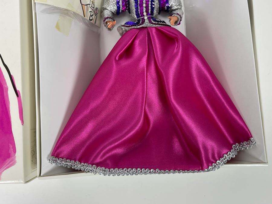 Second In Series Of Limited Edition Dolls - Opening Night Barbie Doll By Janet Goldblatt New In Box Mattel 1993 [Photo 7]