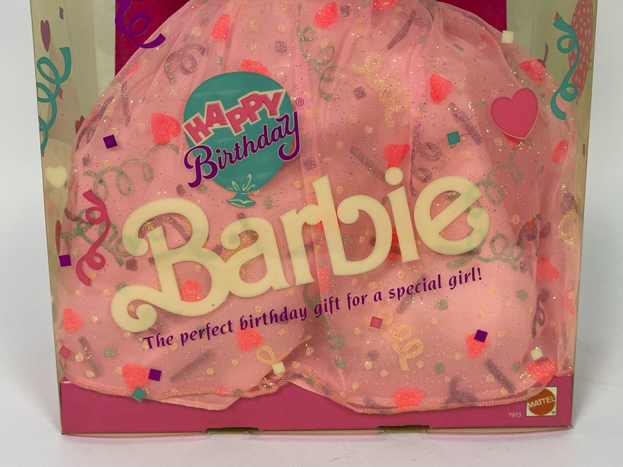 Happy Birthday Barbie New In Box Doll Mattel 1990 [Photo 4]