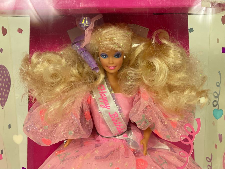 Happy Birthday Barbie New In Box Doll Mattel 1990 [Photo 3]