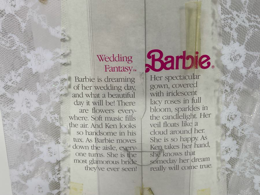 Wedding Fantasy Barbie New In Box Doll Mattel 1989 [Photo 6]