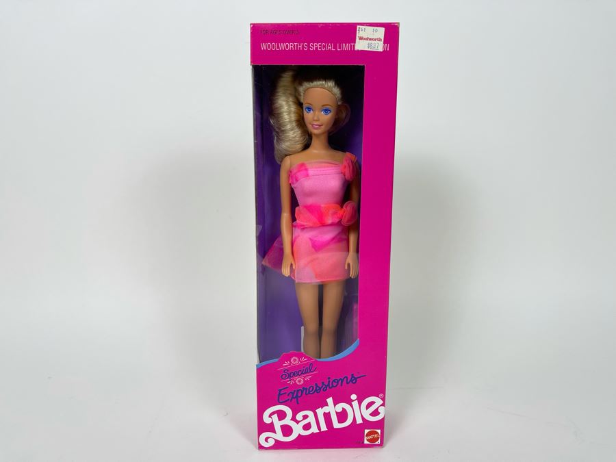 Special Expressions Woolworth's Special Limited Edition Barbie New In Box Doll Mattel 1990