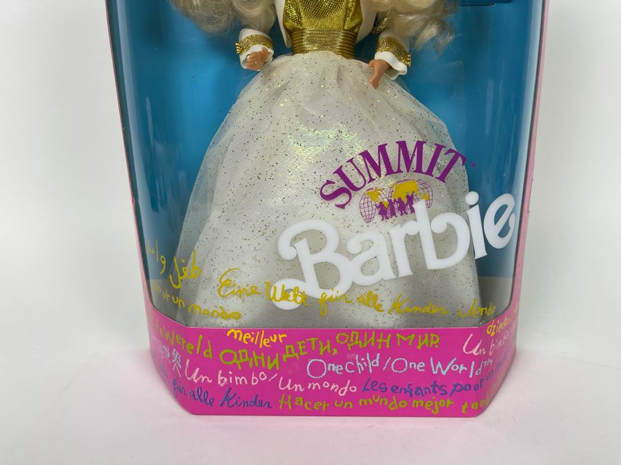 Special Edition To Celebrate First Annual Barbie Summit Barbie New In Box Doll Mattel 1990 [Photo 3]