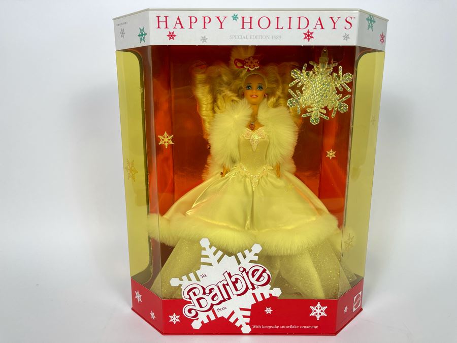 Special Edition Happy Holidays Barbie New In Box Doll Mattel 1989 [Photo 1]