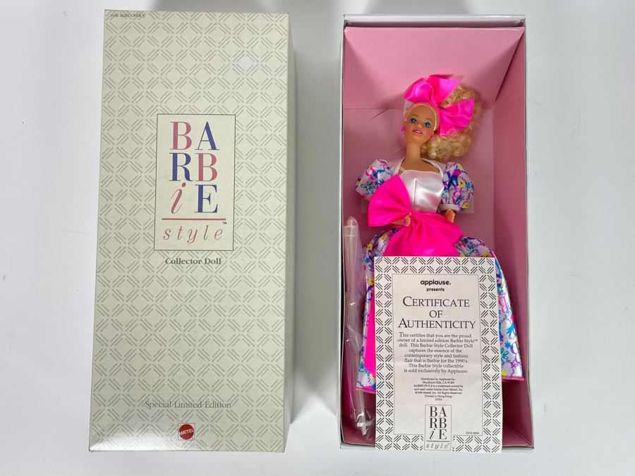Special Limited Edition Barbie Style Collector Doll New In Box Mattel 1990 [Photo 6]