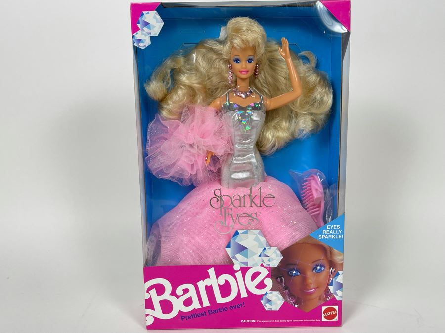 Sparkle Eyes Barbie Doll New In Box Mattel 1991