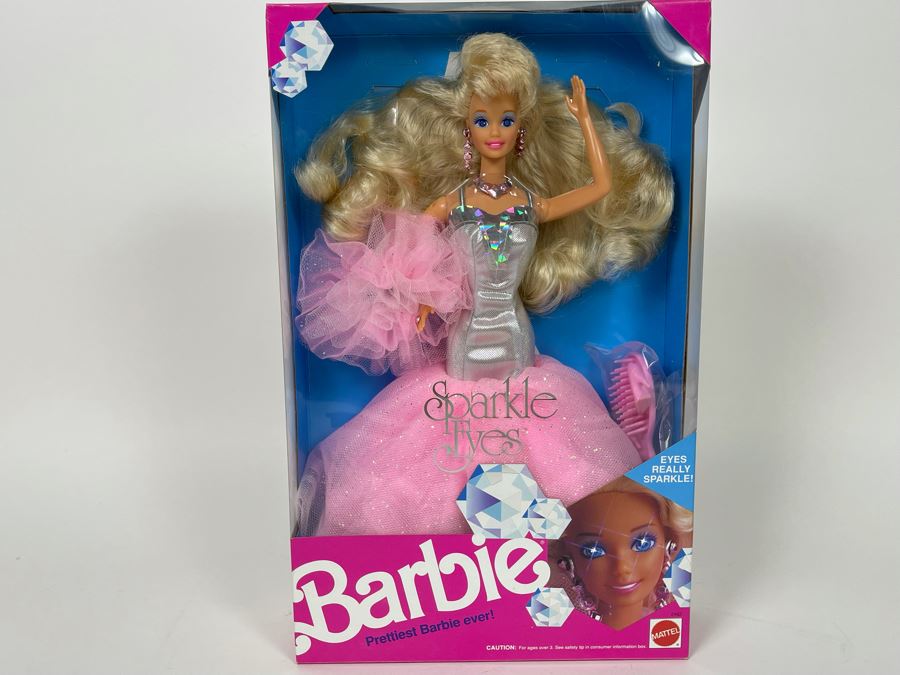 Sparkle Eyes Barbie Doll New In Box Mattel 1991