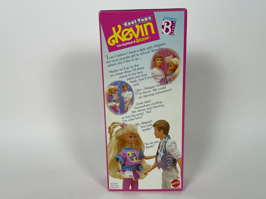 Cool Tops Kevin Barbie Doll New In Box Mattel 1990 [Photo 5]