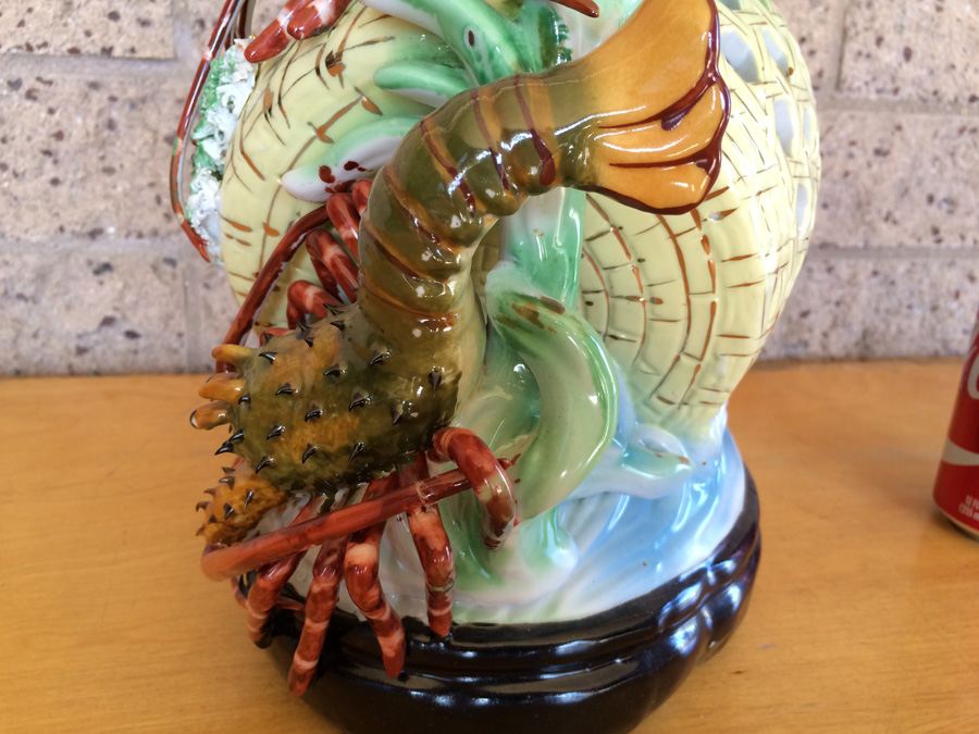 Large Unique Pottery with Multiple Lobsters [Photo 15]