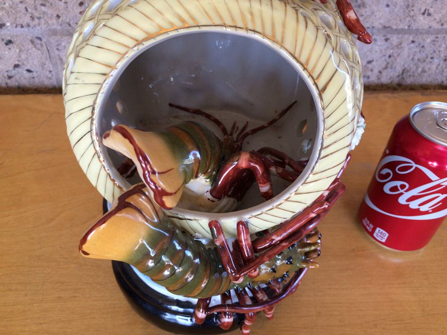 Large Unique Pottery with Multiple Lobsters [Photo 8]