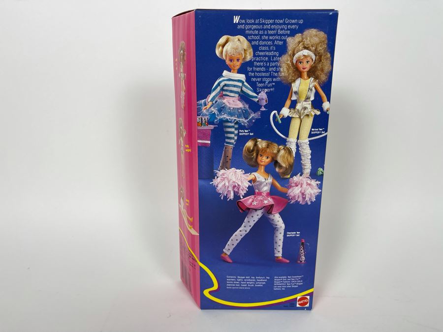 Teen Fun Skipper Workout Teen Barbie Doll New In Box Mattel 1987 [Photo 8]