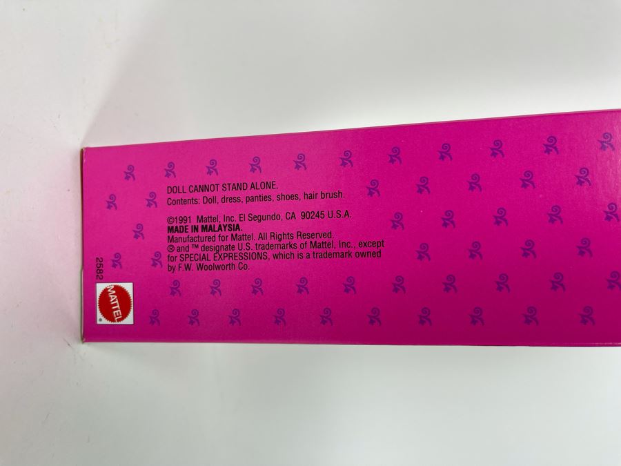 Special Expressions Barbie Doll Woolworth Special Edition New In Box Mattel 1991 [Photo 6]