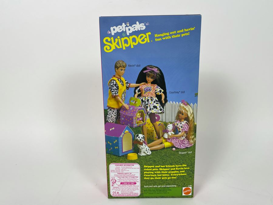 Pet Pals Skipper Barbie Doll New In Box Mattel 1991 [Photo 4]
