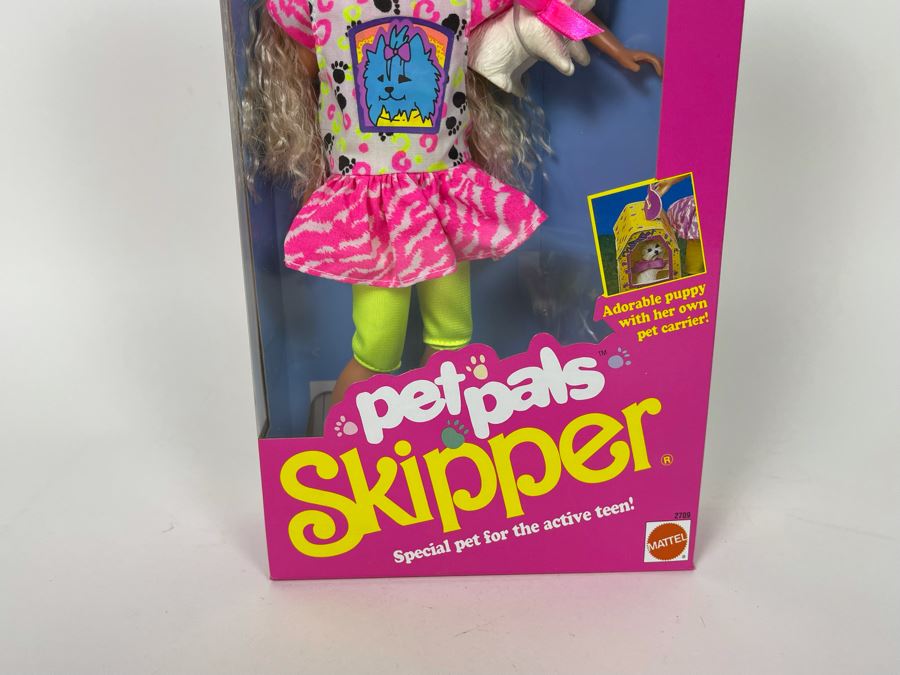 Pet Pals Skipper Barbie Doll New In Box Mattel 1991 [Photo 3]