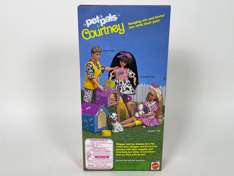 Pet Pals Courtney Barbie Doll New In Box Mattel 1991 [Photo 5]