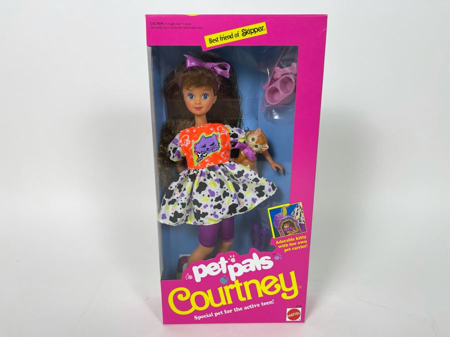Pet Pals Courtney Barbie Doll New In Box Mattel 1991