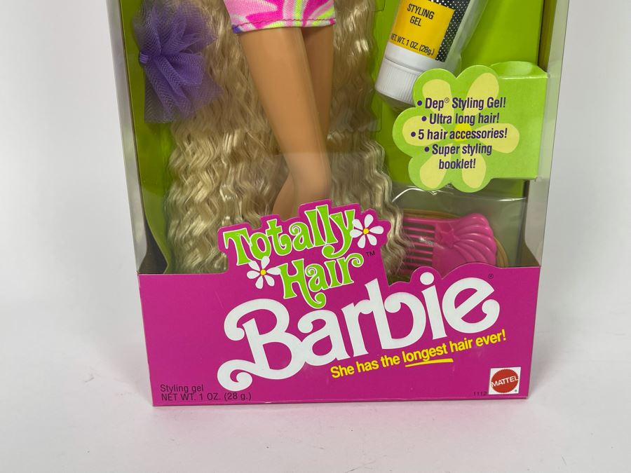 Totally Hair Blonde Barbie Doll New In Box Mattel 1991 [Photo 5]