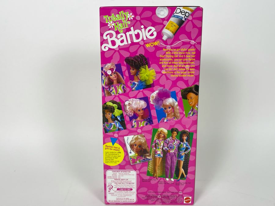 Totally Hair Blonde Barbie Doll New In Box Mattel 1991 [Photo 6]