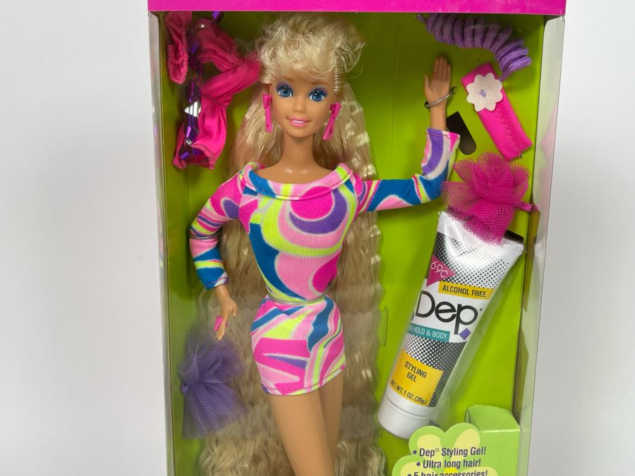 Totally Hair Blonde Barbie Doll New In Box Mattel 1991 [Photo 4]