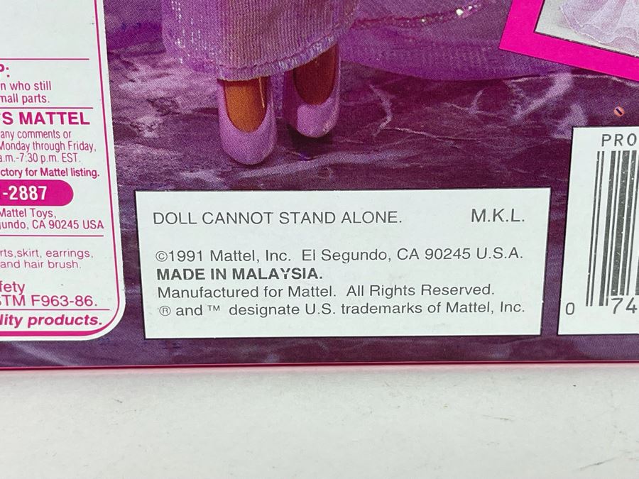 Ballroom Beauty Barbie Doll Wal-Mart Special Limited Edition New In Box Mattel 1991 [Photo 6]