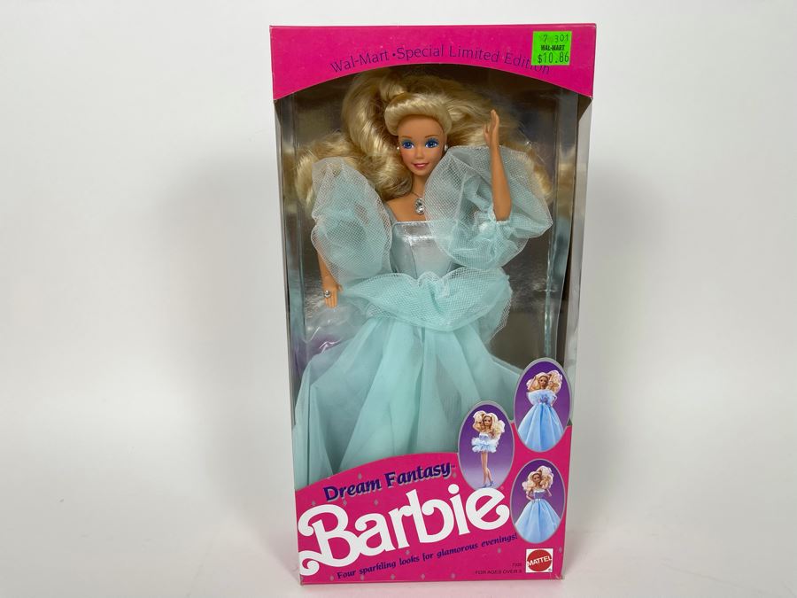 grot verkwistend Doorzichtig Dream Fantasy Barbie Doll Wal-Mart Special Limited Edition New In Box Mattel  1990