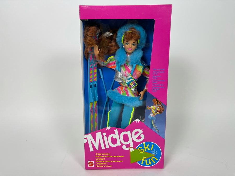 Midge Ski Fun Barbie Doll New In Box Mattel 1990 [Photo 1]