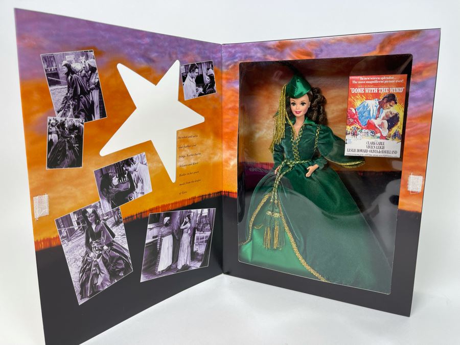 Hollywood Legends Collection Scarlett O'Hara Gone With The Wind Barbie Doll New In Box Mattel 1994 [Photo 1]