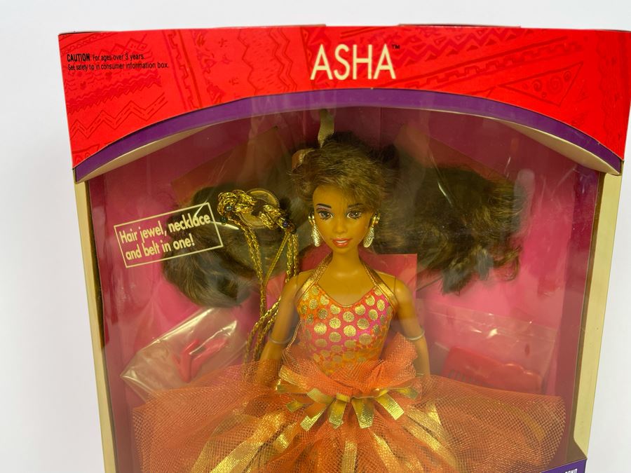 Asha Shani Barbie Doll New In Box Mattel 1991 [Photo 3]