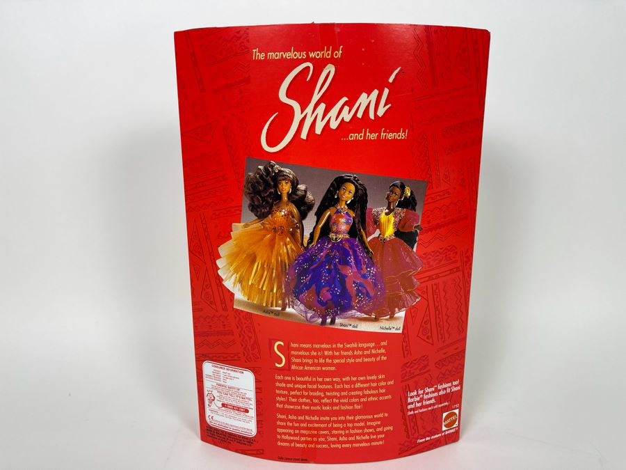 Asha Shani Barbie Doll New In Box Mattel 1991 [Photo 6]