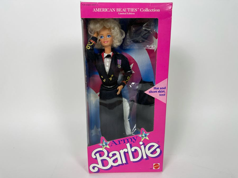 American Beauties Collection Limited Edition Army Barbie New In Box Doll Mattel 1989 [Photo 1]