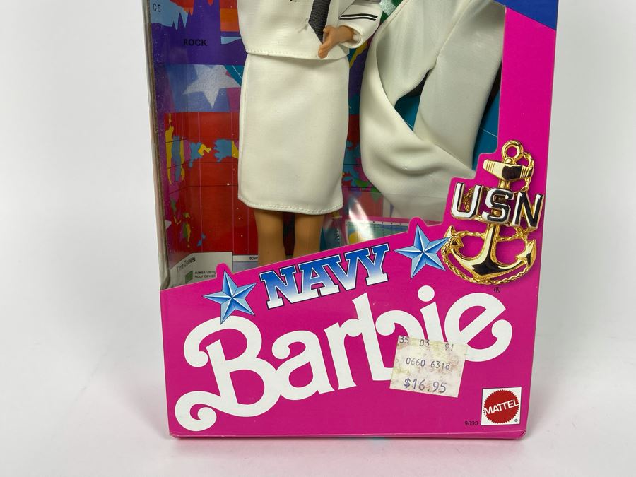 Stars 'N Stripes Second Edition Navy Barbie New In Box Doll Mattel 1990 [Photo 3]