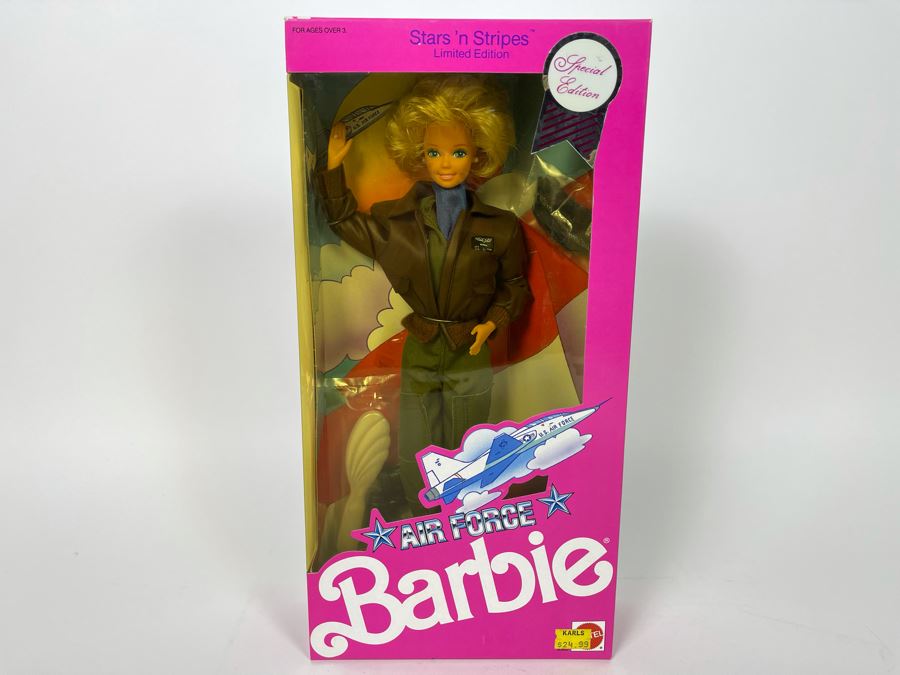 Stars 'N Stripes Limited Edition Air Force Barbie New In Box Doll Mattel 1990 [Photo 1]
