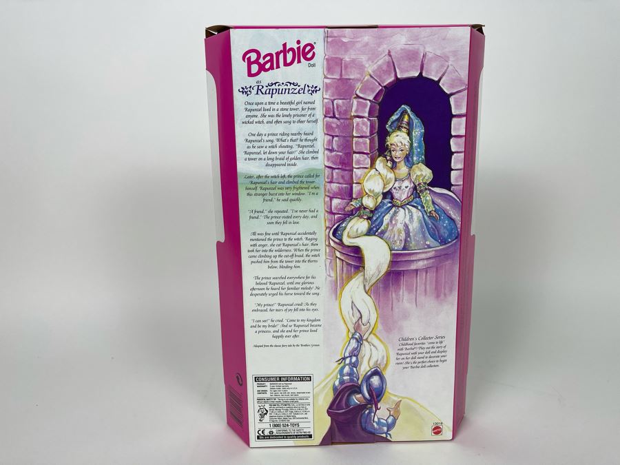 Children's Collector Series First Edition Barbie As Rapunzel New In Box Doll Mattel 1994 [Photo 6]