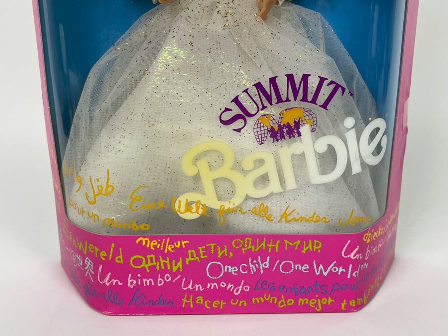 Special Edition To Celebrate First Annual Barbie Summit Barbie New In Box Doll Mattel 1990 [Photo 3]