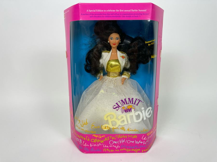 Special Edition To Celebrate First Annual Barbie Summit Barbie New In Box Doll Mattel 1990 [Photo 1]