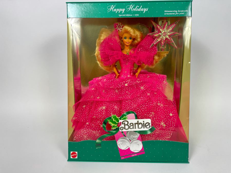 Happy Holidays Special Edition Barbie New In Box Doll Mattel 1990 [Photo 1]