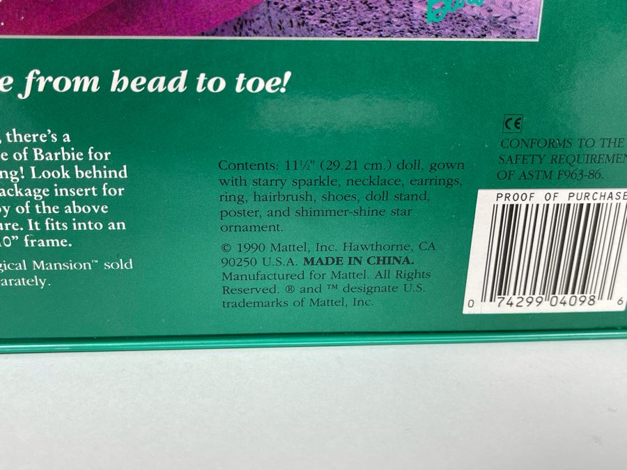 Happy Holidays Special Edition Barbie New In Box Doll Mattel 1990 [Photo 6]