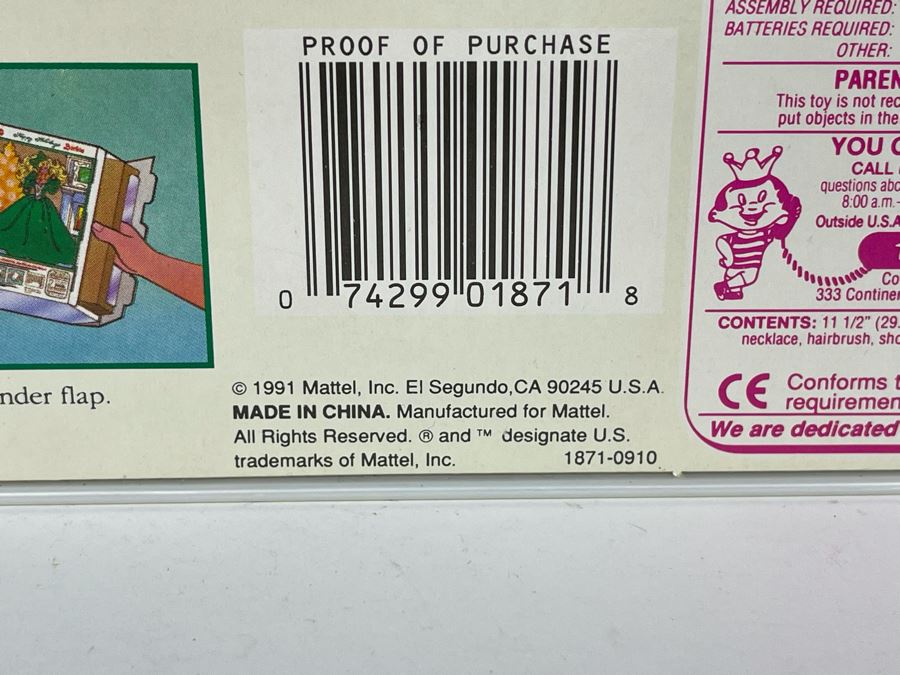 Happy Holidays Special Edition Barbie New In Box Doll Mattel 1991 [Photo 6]