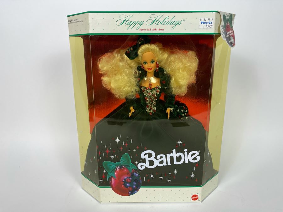 Happy Holidays Special Edition Barbie New In Box Doll Mattel 1991