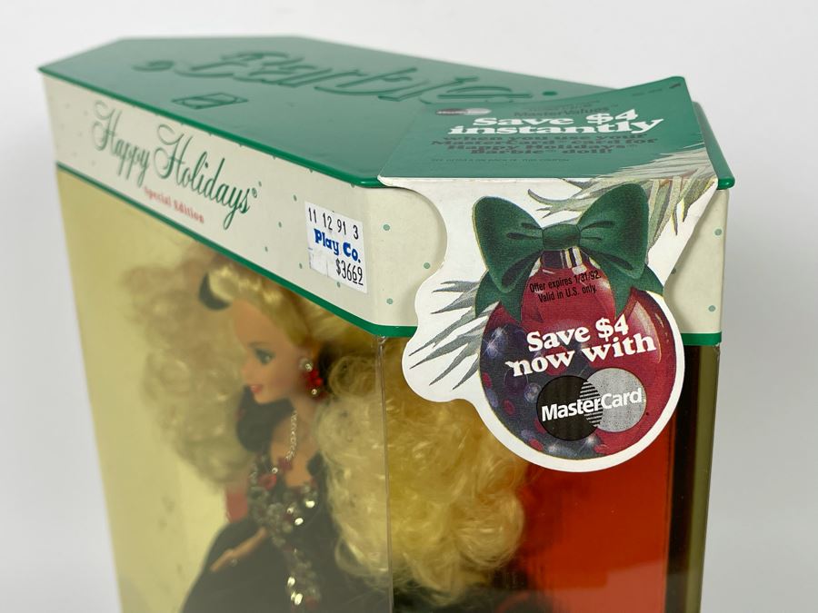 Happy Holidays Special Edition Barbie New In Box Doll Mattel 1991 [Photo 4]